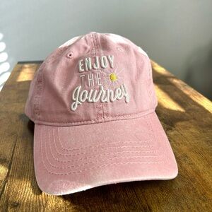 Enjoy the Journey, Hat, Cap, Pink